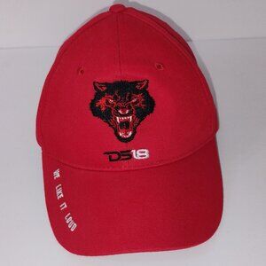 DS18 “We Like It Loud” Adjustable Hat – Red | Wolf/Bear Logo